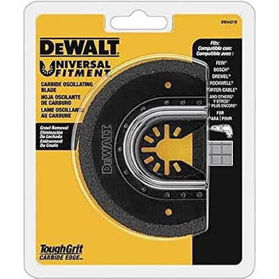 DEWALT Oscillating Tool Blade for Grout Removal, Carbide (DWA4219)