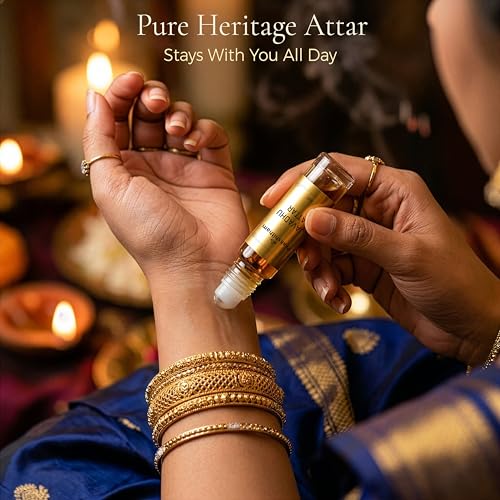Image of Luxury Javadhu Attar | 8ml Pack of 2 (16ml Total) | Pure Javadhu Perfume for Pooja, Worship, Body Fragrance & Meditation | Long-Lasting Natural Attar Perfume