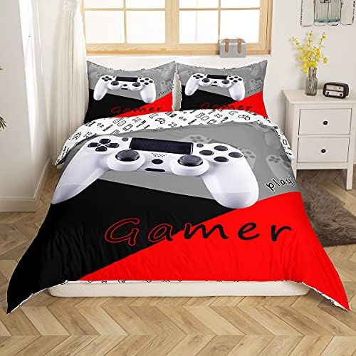 Galaxy Bedding Set Double, Girls Boys Kids Teen Comforter Cover, Outer Space Duvet Cover Galaxy Stars in Space Celestial Astronomic Planets, Decorative Bedclothes Blue Purple