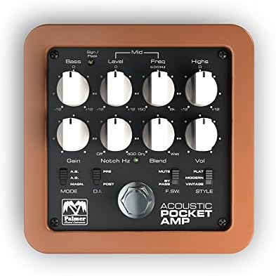 Palmer POCKET AMP ACOUSTIC Portable Preamp for Acoustic String Instruments