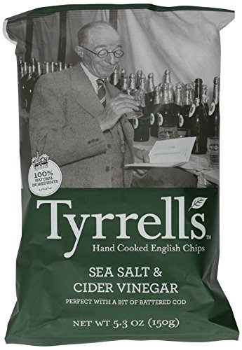 Tyrrell's Crisps, Sea Salt and Cider Vinegar, 5.3 Ounce - //coolthings.us