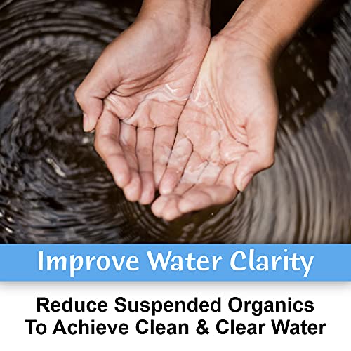 Kleermuck Muck Reducer And Water Clarifier, 2 In 1 Formula, Pond Muck Remover And Pond Water Clarifier, Treats 100 Feet Of Shoreline For 12 Months, Treats Entire Waterbody, 96 Count Pond Muck Tablets #TOP2