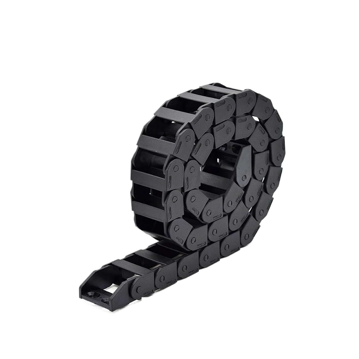 Cable Drag Chain Cable Chains 15x20 15x30 18x25 18x37 mm Bridge Type Non-Opening Plastic Towline Transmission Drag Chain for Machine(48mm,18x37 mm)