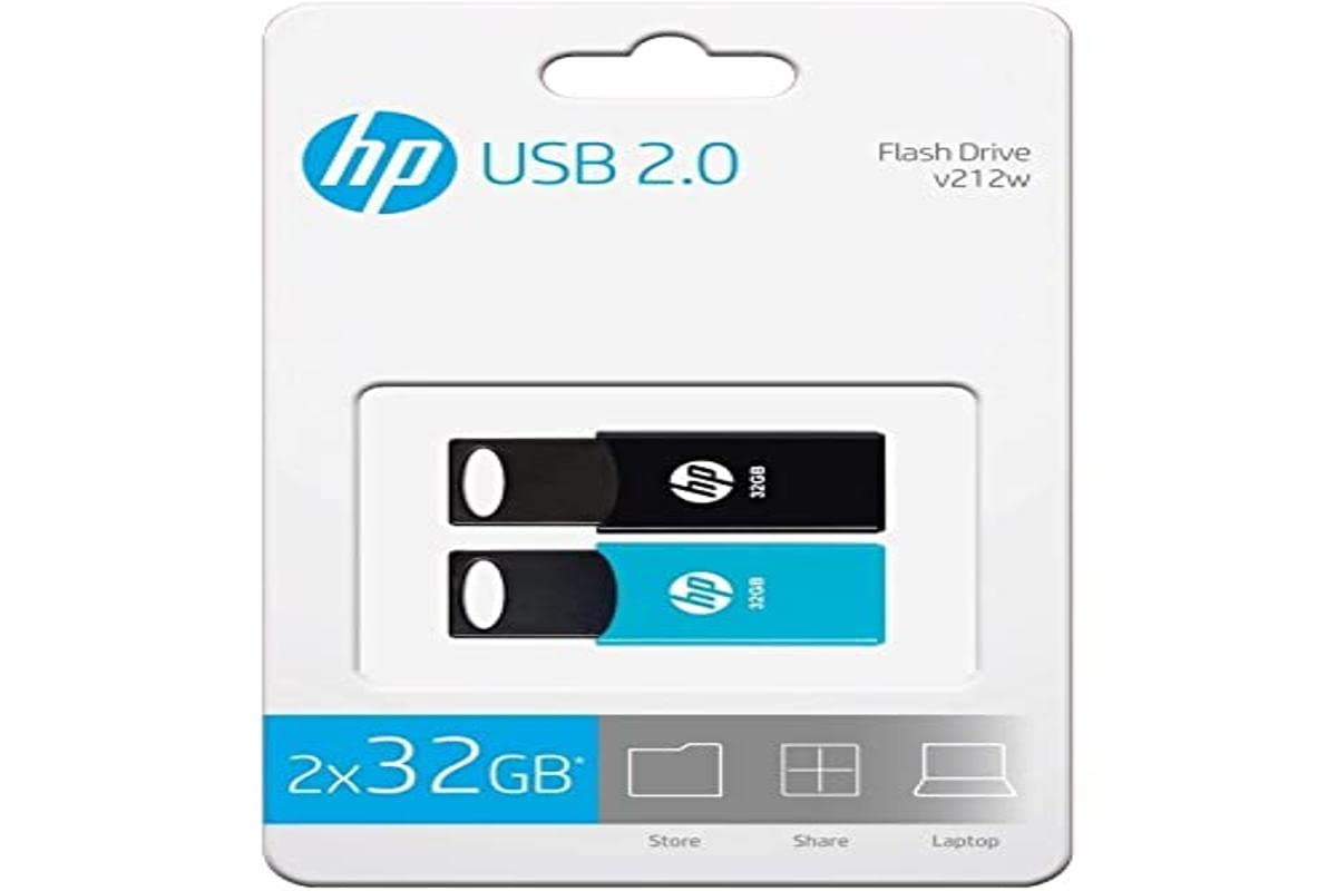 Pack De 2 Memorias Usb 2.0 Hp V212 - Twin 32GB - 4