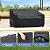 Outdoor Furniture Covers Waterproof, Gorpche 3-seater Outdoor Sofa Cover, Heavy Duty Lawn Patio Furniture Covers with Upgrade Fastener Windproof Buckle Straps, Outdoor Couch Cover - 60"W x 34"D x 30"H