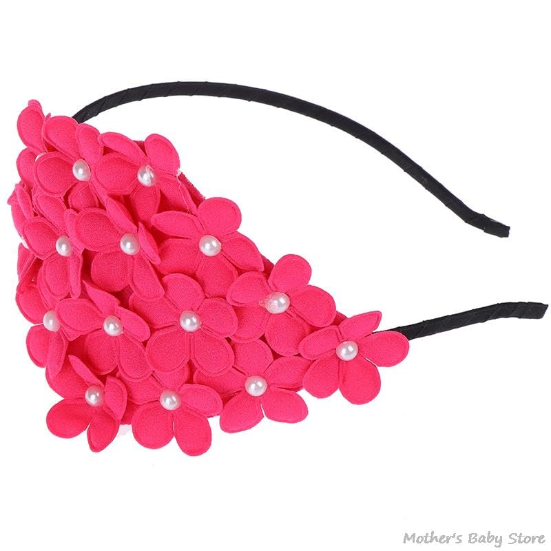 El Regalo Flower Crown Fancy Hairband/Headbands for Girls Kids - Board Flower Pearls Hair Accessories for Kids (Magenta Flowers) (B0C999F6ZB) Amazon Price History, Amazon Price Tracker