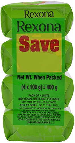 Image of Rexona Bath Soap, 4x100g Pack
