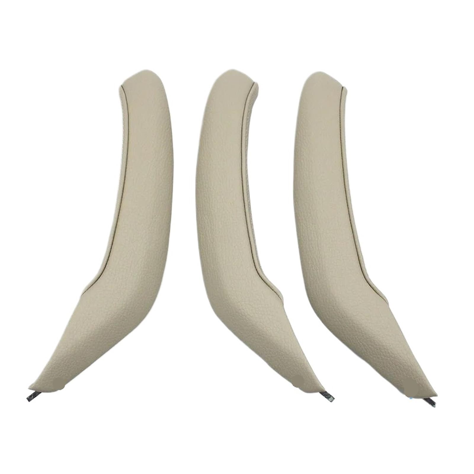 JYUTDW Inner Door Handle Car Door Interior Handle Accessories for BMW for X3 X4 F25 F26 2010-2016(LHD 3PCS Oyster)