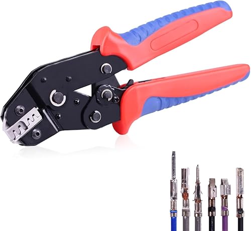 Miniatura 18 de HKS 20-14AWG Tamaño 16 20 Herramienta de Crimpado Deutsch DT DTM (YF-1420DT) - Herramienta de Crimpado de Terminal de Barril Abierto para Contactos