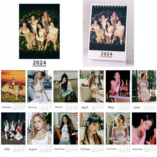 Generic GID01 Korean K-Pop-Idol Group Mini Desk Calendar 2024-12 Monthly Desktop Calendar thumb #4