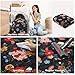 8x10 Area Rugs for Living Room: Washable Rug Non Slip Low Pile Soft Faux Wool Non Shedding Vintage Floral Large Carpet for Bedroom Dining Room Kitchen Nursery Under Table Home Office Farmhouse Indoor