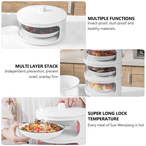 Cabilock — Capa transparente para suporte de bolo, cúpula de queijo de acrílico para decoração de so