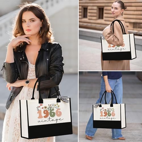 Set vintage 60 cumpleaños para mujer bolso y cosmetiquera miniatura 6