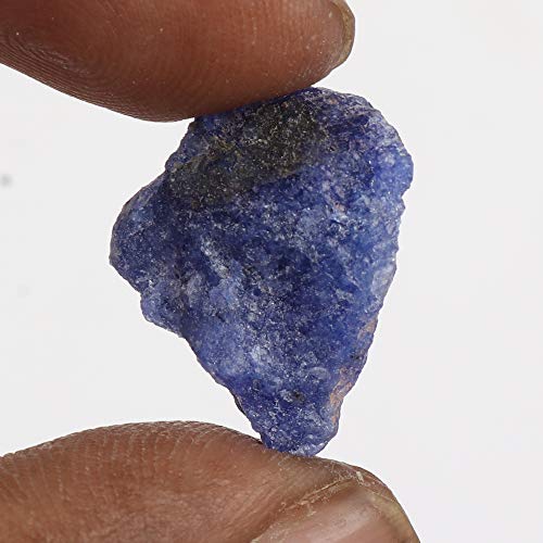 GEMHUB Genuine Rough Blue Sapphire 15.50 Ct Natural Raw Sapphire Healing Crystal Loose Gemstone for Jewelry FD-3773