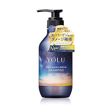 4点　YOLU　ヨル ディープナイトリペア シャンプー　トリートメント　3倍量 ディープナイトリペア シャンプー｜【公式】YOLU[ヨル] ナイト