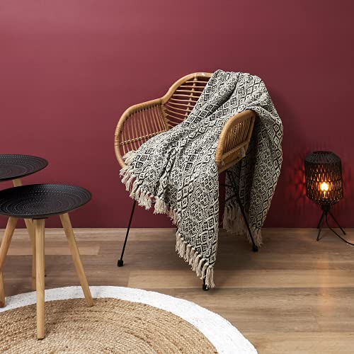 Home Deco Factory TX8003 - Plaid etnico con motivo...