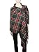 NY GOLDEN FASHION Women Oversized Scottish Clan Tartan Plaid Cashmere Feel Shawl Wrap Winter Scarf (Grey Tartan)