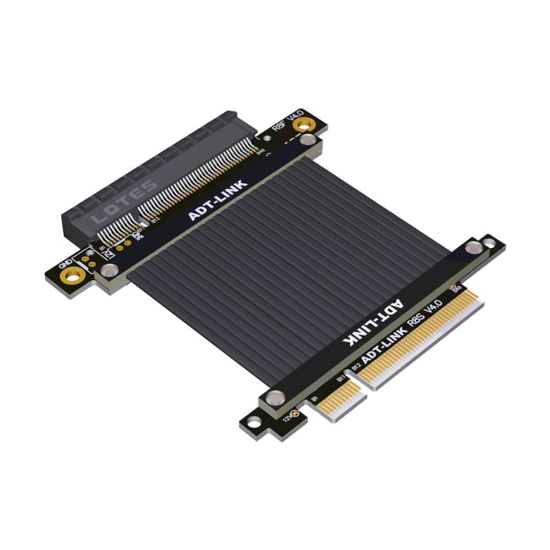 Soporte tarjeta de red PCIE 4.0 X8 a X8 cable de extensión R88SF 4.0 de 25 cm