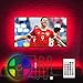 Produktbild LED Hintergrundbeleuchtung für Fernseher USB TV Beleuchtung 50 Zoll TV LED Streifen USB TV Backlight (50 Zoll, 20 Farben, RF Remote, 3m)