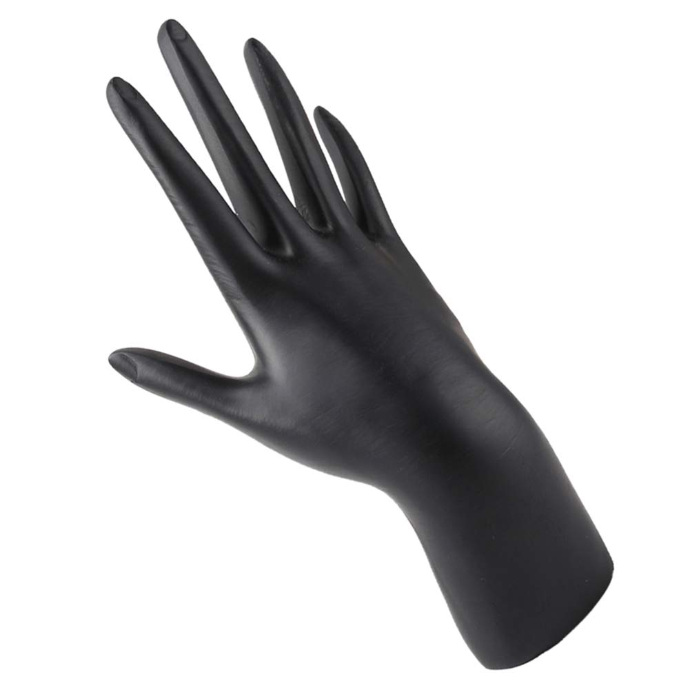 Espositore per Anelli e bracciali in Resina Nera, manichino a Forma di Mano, vetrina per la casa, Negozio, Strumenti e Attrezzature per Gioielli