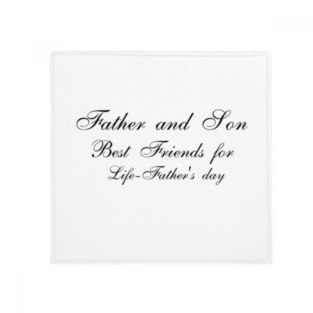 Cadeau fête des pères tapis de sol original avec citation pour un hommage unique