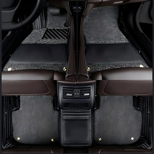 車用フロアマット 適合BMW シリーズ2 F74 2025年~現在 専用 5人乗り車用 右席のみ 軽自動車 カーマット レザー 素材 防水 滑り止め 耐汚れ 車3D 取付簡単 ラゲッジマット 保護パーツ カー用品(黒とグレー)