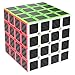Zauberwürfel 4x4x4 Speed Cube, LSMY Speedcube Magic 4x4 Puzzle Würfel Carbon Faser Aufkleber 3D IQ Spielzeug