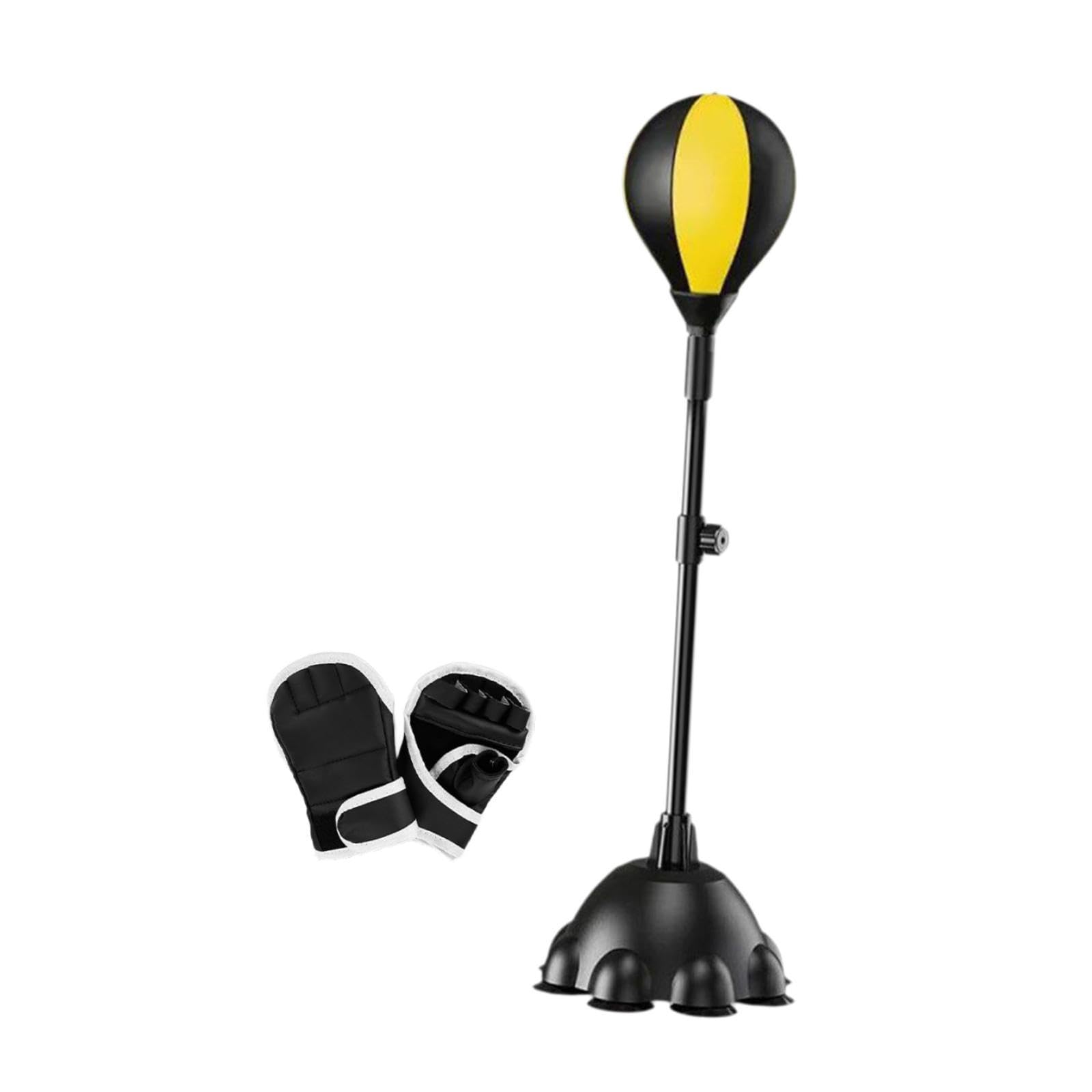 Meadawgs®Boxing Ball Accessories Sandbag Reaction Ball for Gym Practice Indoor Black and Yellow|Sporting Goods|Boxing, Martial Arts & MMA|Training Equipment & Supplies|Punching Bags-image-48