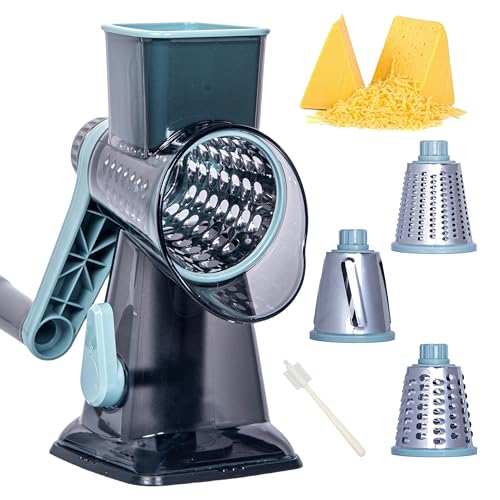 Rotary Cheese Grater with Strong Suction Base
