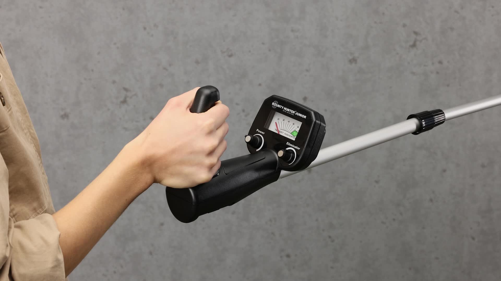 Bounty Hunter Junior Détecteur De Métaux Avec Fonction Filtre À Métaux,  Noir/Gris : Amazon.fr: Jardin