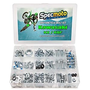 Specmoto Hardware Kawasaki Bolt Kit: Kx/Kxf Model Series Dirt Bike (1996-Present) 10 51v1c0ui+ql. sl500 . ss300
