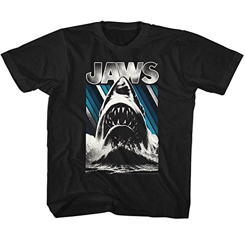 Jaws Unisex-Child Jaws T-Shirt, Size: 3T, Color: Black