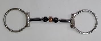 Gallop Dee Snaffle with 3-Piece Copper Roller