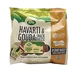 Havarti and Gouda Cheese Snack, Made from real, creamy Havarti and rich Gouda cheese, these bite-sized delights are perfect for little hands and grown-up cravings alike. 24 ct.