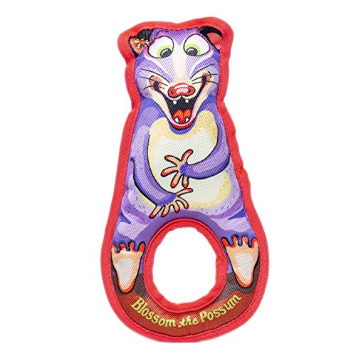 FUZZU Grab Nabbers Dog Toy with Squeaker (Blossom The Possum)