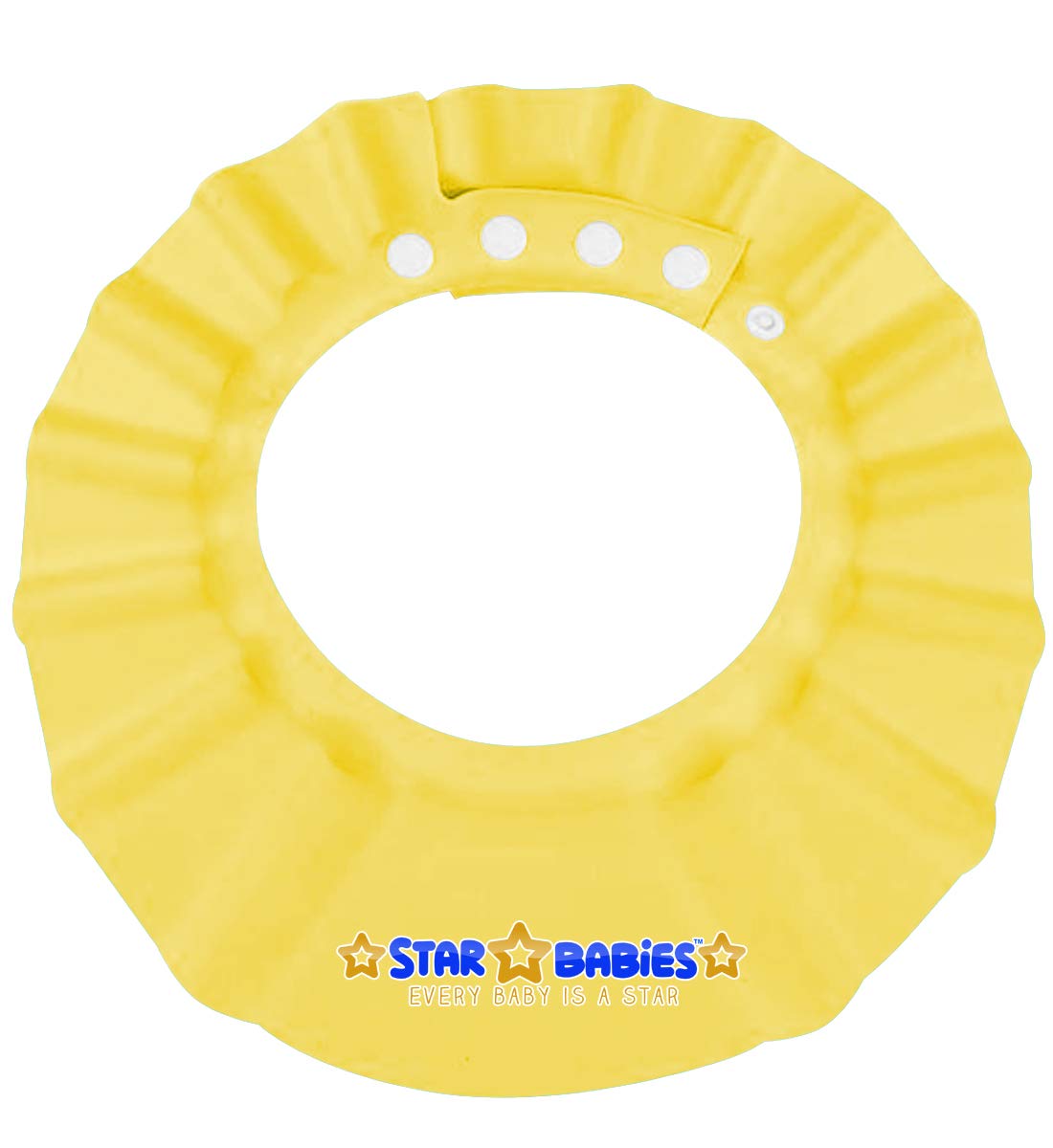 Star Babies Adjustable Kids Shower Cap - Yellow, Piece Of 1