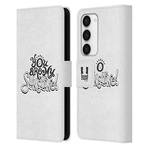 Étui portefeuille Galaxy S23 5G Head Case Designs Soleil en cuir