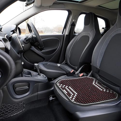 Funda Levemolo con efecto masaje de madera para proteger el asiento del coche 6