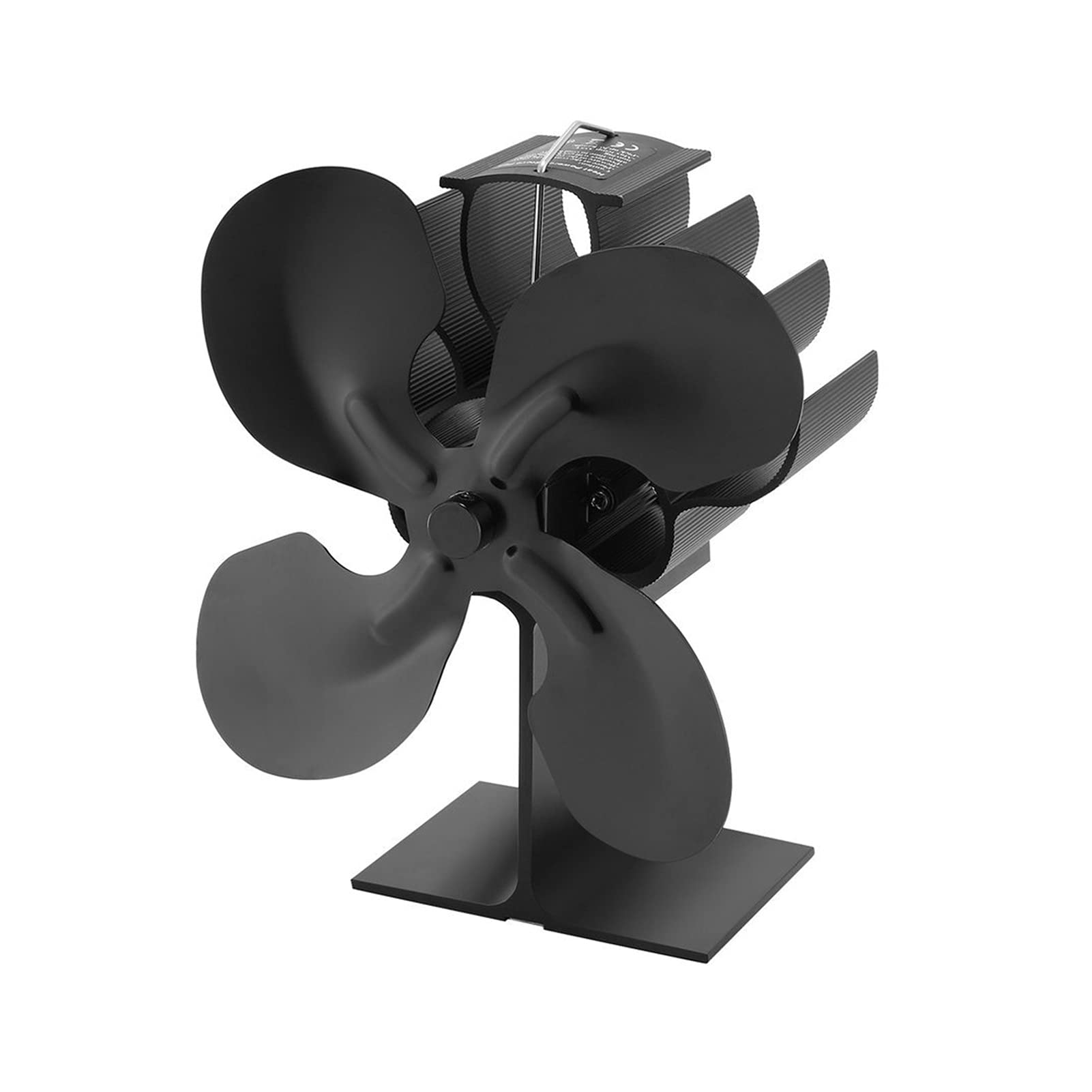 Ajuste Compatible with Chimenea Negra 4 Estufa de Calor Fan de la Estufa de Calor Koministro de Madera Quemador de leña Eco amigable el Ventilador Tranquilo Distribución de Calor eficiente