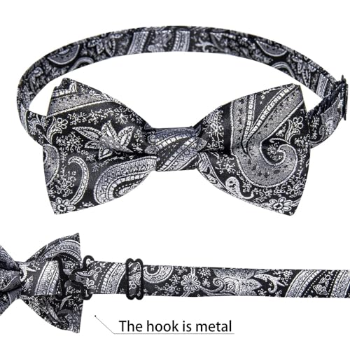 Corbatín Paisley Preanudado para Hombre miniatura 5