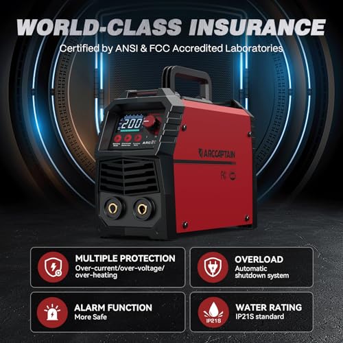 ARCCAPTAIN 200A Stick/Lift TIG Welder