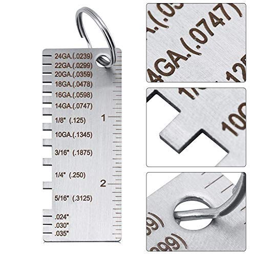 Calibrador de Espesor para Soldadura de Acero Inoxidable miniatura 4