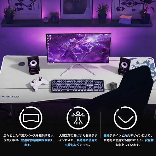 Dowinx ゲーミングデスク LS-66S15-04