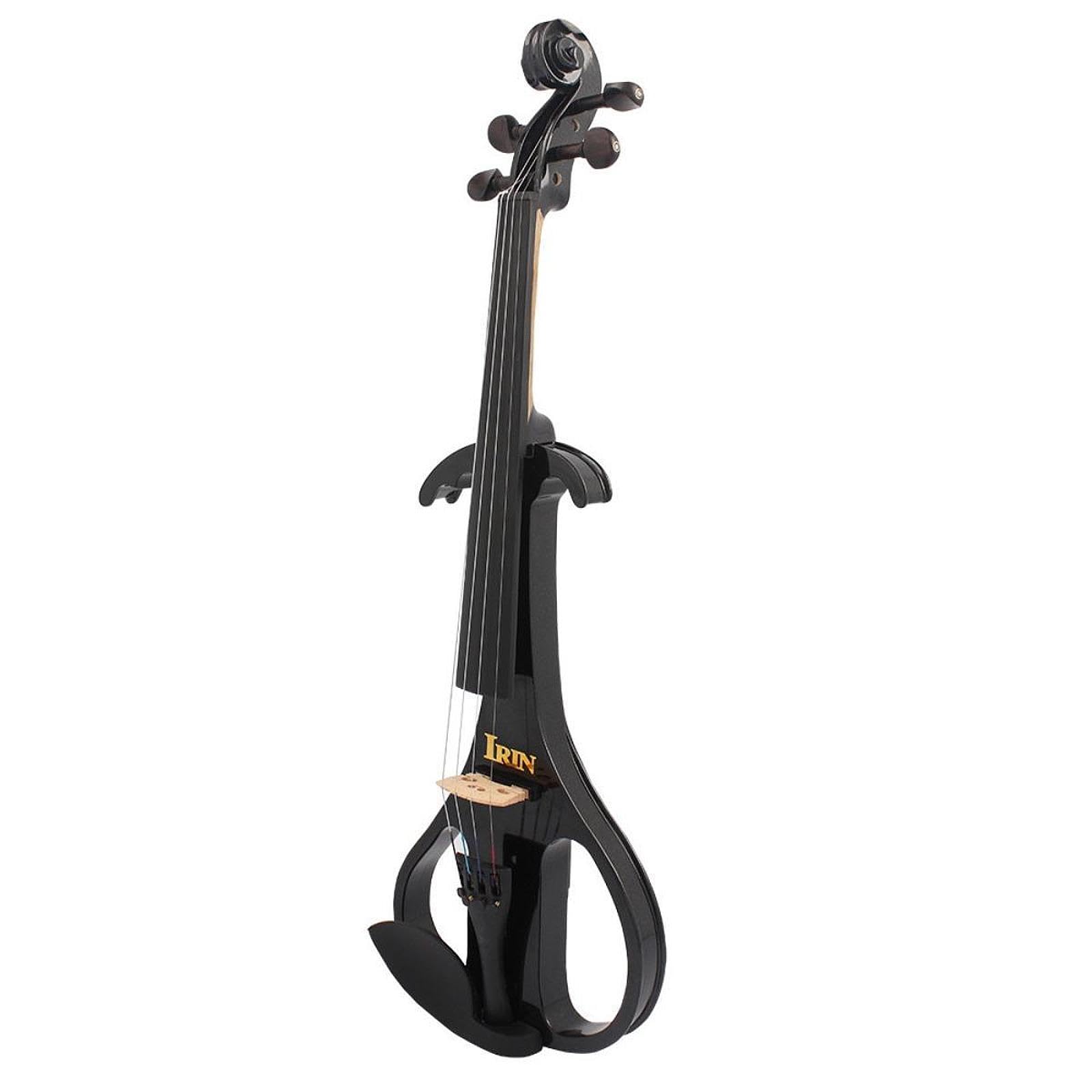Juego de violín eléctrico con Estuche de Transporte, Instrumento Musical de iniciación con Accesorios, tamaño Completo 4/4, para interpretación de Adolescentes.