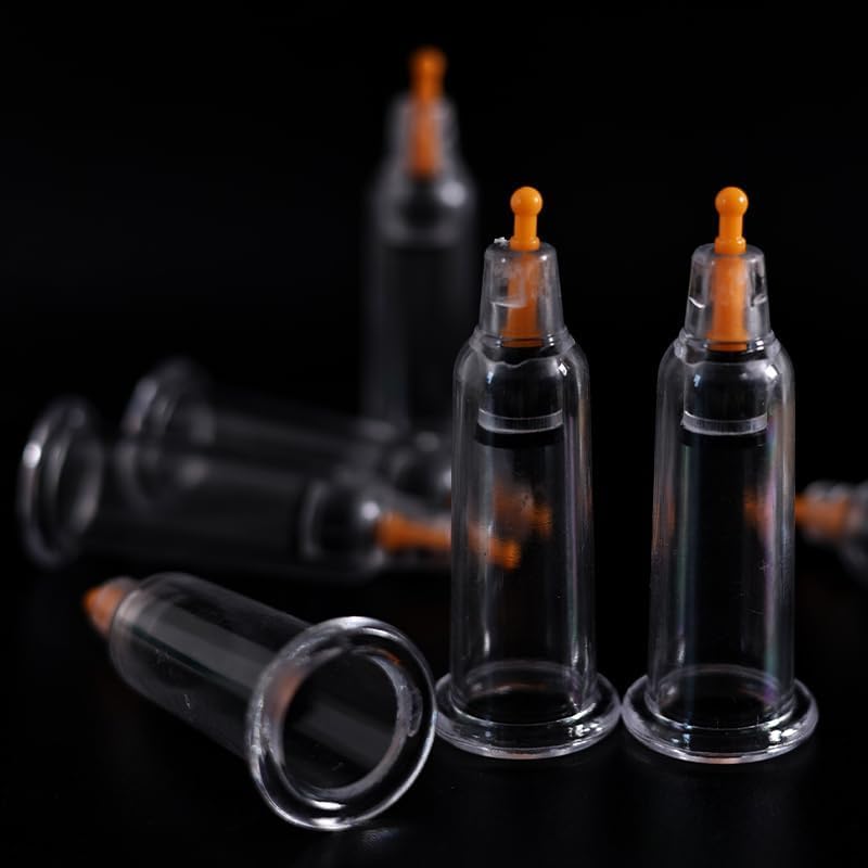 Manual Air Pump Vacuum Cupping Set, 1 Hand Pump + 3 Small Transparent Cups, Home Cupping Massage Tool for Full Body Use