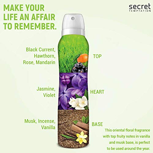 Image of Secret Temptation Affair Deodorant for Women 150 ml (Pack of 3)