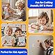Kieyeepi Kinder Sticker 2000+ 3D Aufkleber Set mit Tieren Dinosauriern Autos Obst und mehr Sticker Mädchen Sticker Jungs für Basteln Scrapbooking Belohnung und DIY