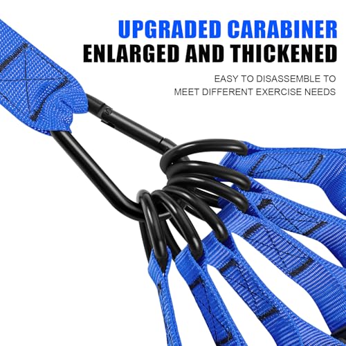 Heavy Resistance Bands for Working Out, 350lbs/450lbs Exercise Bands with Handles, Workout Bands Set for Men, Fitness Weight Bands for Muscle Strength Training, Stretching, Slim, Home Gym Equipment