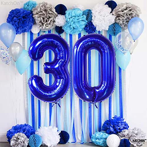 Image of KatchOn Navy Blue Number 0 Balloon 40 Inch