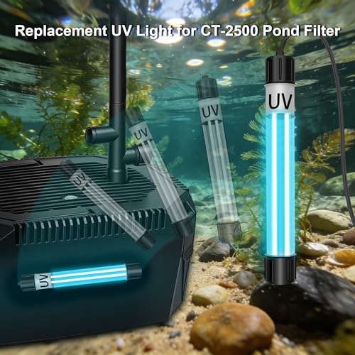 Powerful 18W Pond UV Light, Reaplacement UV Light for CT-2500 Pond miniatura 3